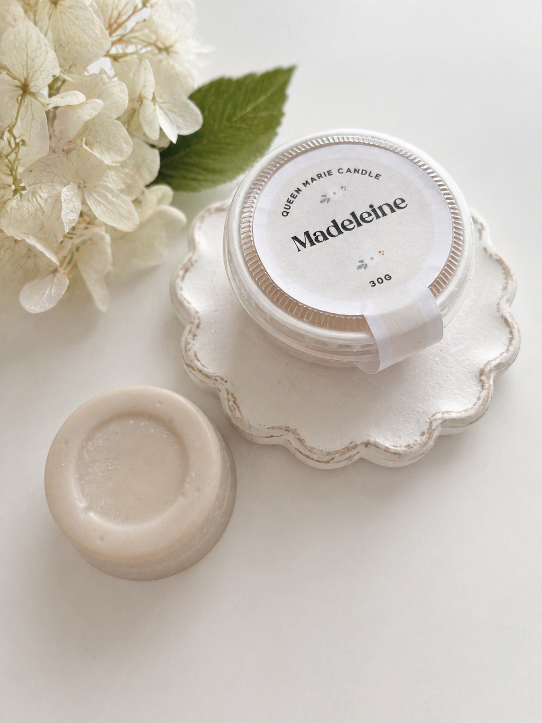 🕯️ Fondant parfumé – Madeleine