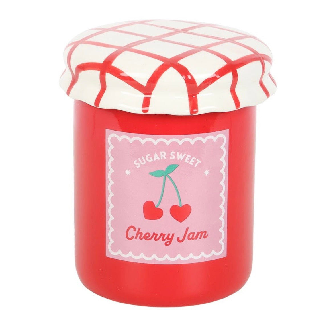 Brûle-parfum pot de confiture à la cerise