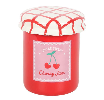 Brûle-parfum pot de confiture à la cerise