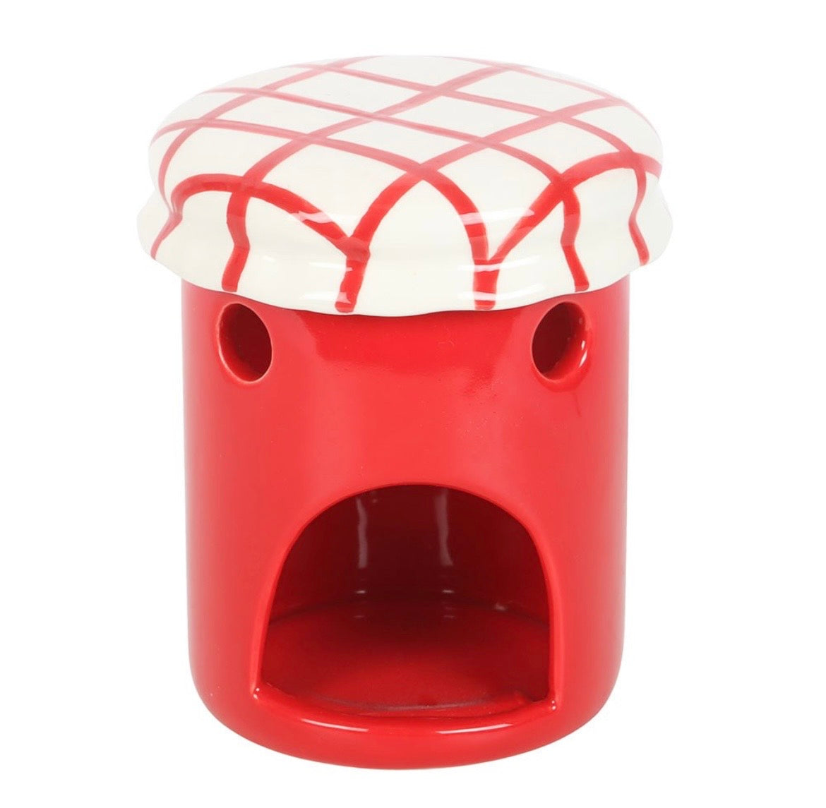 Brûle-parfum pot de confiture à la cerise