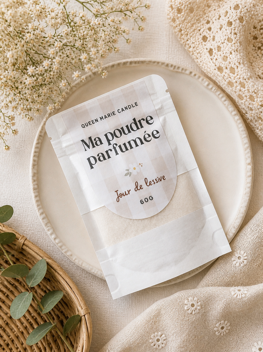 🤍 Poudre parfumée – Jour de lessive